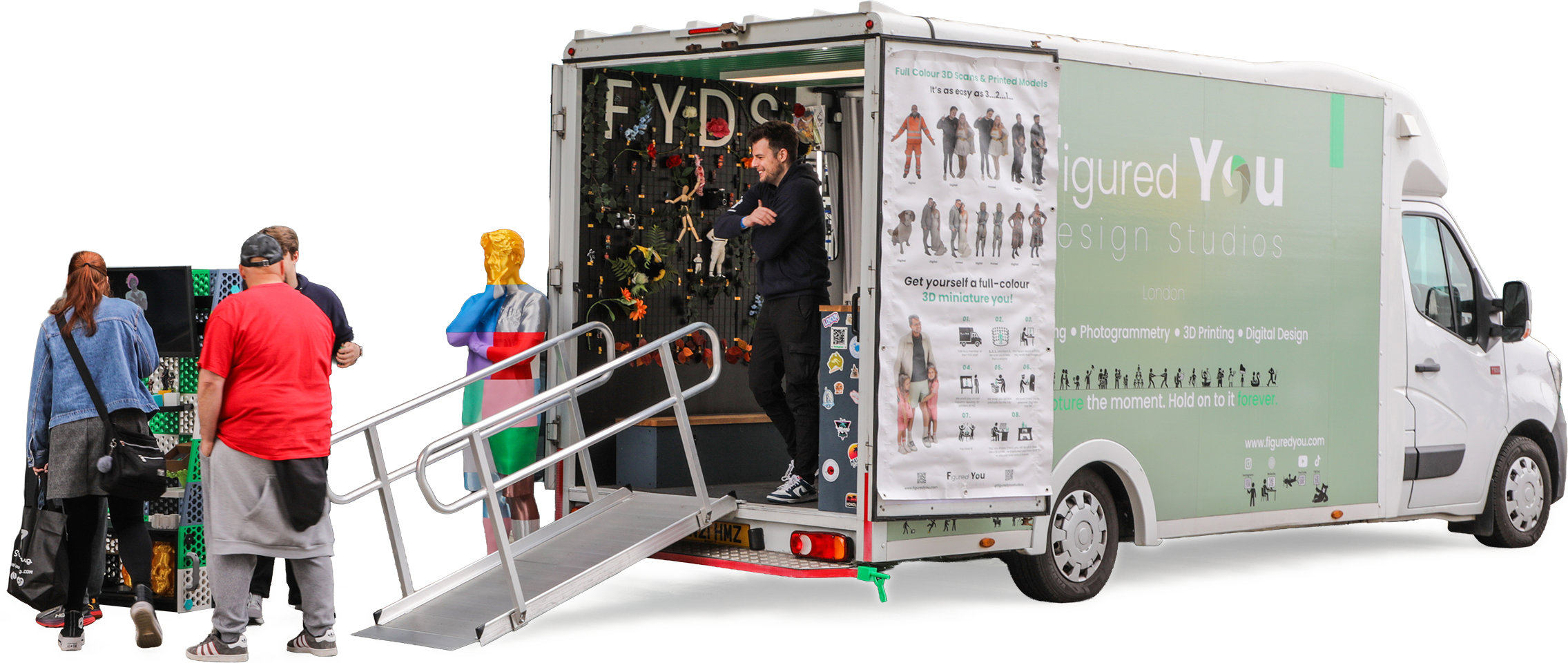 The Figured You mobile studio van