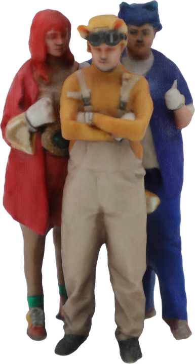 3D printed figurine